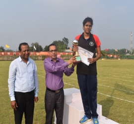 XI inter college Athletic Meet 2016 organised by Department of Physical Education and Tripura University Sports Board